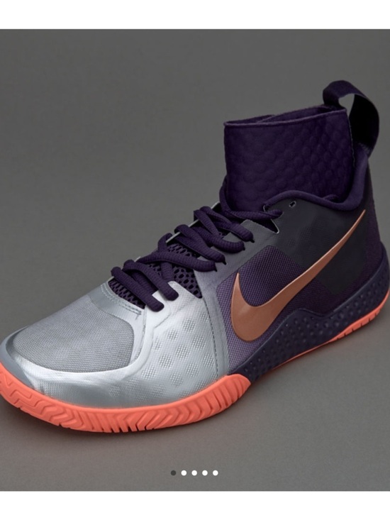 Nike Shoes - NIKE Court WOMENS FLARE - PURPLE DYNASTY/METALIC ROSE GOLD rare size 10